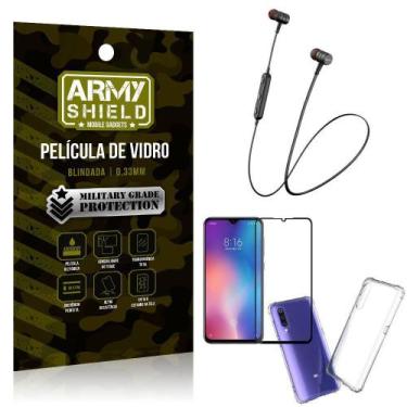 Imagem de Fone Bluetooth Hs-615 Mi 9 Se+Capinha Anti Shock+Película 3D - Armyshi