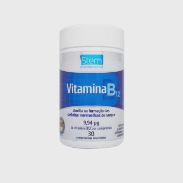 Imagem de Vitamina B12 stem 9,94MCG com 30 comprimidos