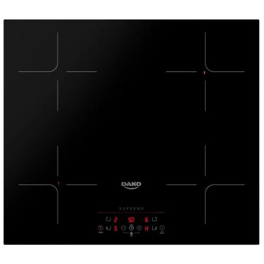 Imagem de Fogão Cooktop de Indução 4 Bocas Preto com Trava de Segurança Dako Supreme 220V
