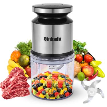 Imagem de Processador de alimentos Qinkada Mini 600mL 400W Power Grinder