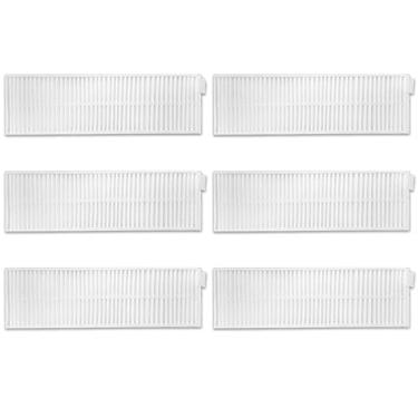 Imagem de HUAYUWA Kit de acessórios de aspirador de pó compatível com Rowenta X-plorer Series 95 RG7987WH/RG7975WH, acessórios de peças de reposição para aspirador de pó robô (6 filtros HEPA)