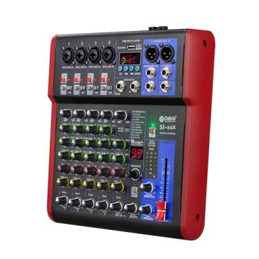 Imagem de D Debra Mixer De Gravação Portátil Profissional Da Série Si Com 99 Efeitos Digitais Dsp, Pré-Amplificadores De Microfone E Usb Para Console De Mixagem De Dj, Estúdio De Gravação Doméstico De Karaokê
