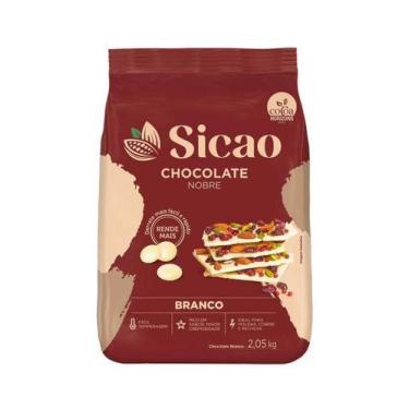 Imagem de Chocolate Nobre Branco Gotas 2kg Sicao