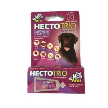 Imagem de Hectotrio Antipulgas e Carrapatos Cães G 16Kg a 24Kg - Mon Ami