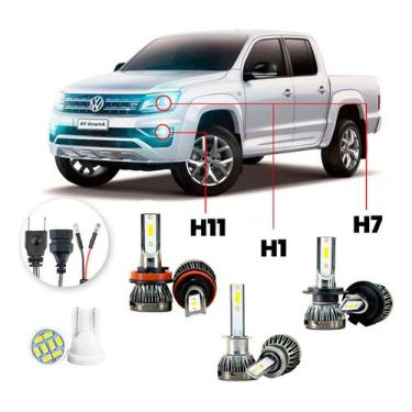 Imagem de Ultra Led Nano 22000lm Volkswagen Amarok 2010-2021 H1 H7 Hb4 - LUXLED 