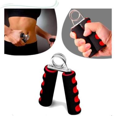 Imagem de Kit 2 Hand Grip com Espuma Fortalecimento Mãos Antebraço Punho Dedos -