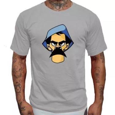 Imagem de Camiseta chaves personagens madruga - loja dinka, M, CINZA
