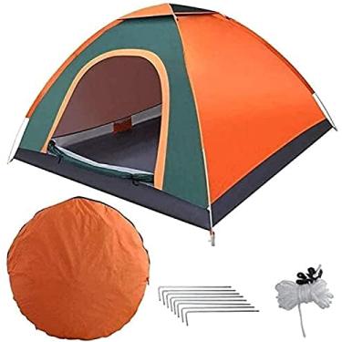 Imagem de XNXWDZ Barraca de acampamento, barraca familiar de acampamento ao ar livre, fácil de montar com bolsa de transporte para piquenique, caminhada, pesca