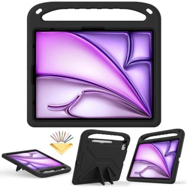 Imagem de UUcovers Capa infantil para iPad Air de 13 polegadas M2 2024 e iPad Pro 13 (M4) 2024 e iPad Pro 12.9 6ª/5ª/4ª/3ª geração (2022/2021/2020/2018) com suporte/alça/suporte de lápis para meninas e meninos,