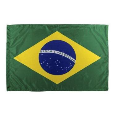 Imagem de Bandeira Do Brasil 1,50x0,90mt 100% Poliéster Importada - Max Bandeira