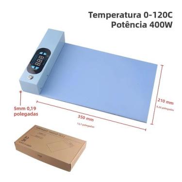 Imagem de Almofada Separadora de Tela LCD Azul para iPhone e iPad (14 Polegadas)