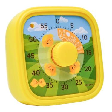 Imagem de Jolly Otter Temporizador Visual Para Crianças - O Infantil Perfeito Sala De Aula, Casa E Uso Na Mesa Pintinho Fofo Ótimo Estudo, Produtividade, Pomodoro, Chuveiro Usar Penico. Contagem Regressiva 60
