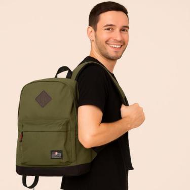 Imagem de Mochila Republic VIX Masculina Escolar Trabalho ou Viagem Chenson, Úni