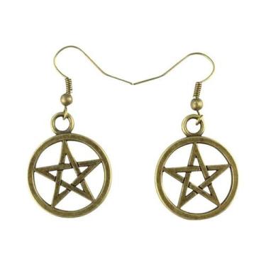 Imagem de Chaveiro De Carro Com Pingente De Pentagrama De Aço Inoxidável Dean, C