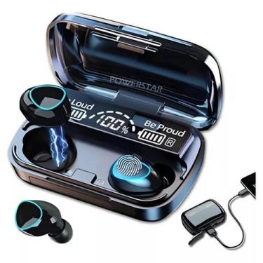 Imagem de Fone De Ouvido M10 Bluetooth 5.3 - Power Bank Cor Preto - TWS
