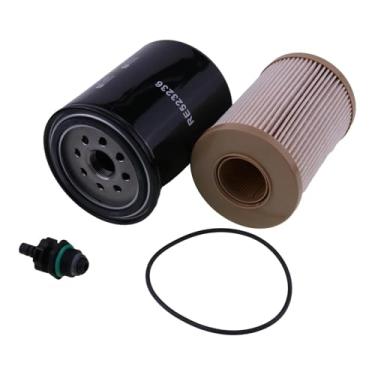 Imagem de HOLDWELL Kit De Filtro Combustível Re525523 Re523236 Re520906 Compatível Com Motores John Deere 6068 6090 750K 850J 850Jr 850K Trator Esteira 350Dlc 350Glc 380Glc E330Lc E360Lc Escavadeira