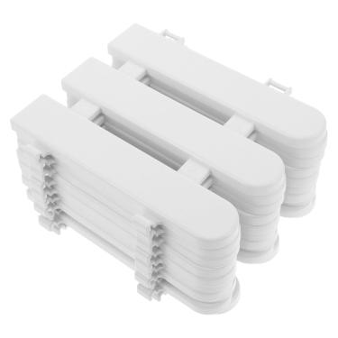 Imagem de Angoily 10 Peças de Cerca Decorativa de Plástico Jardim, Painéis de Cerca Branca, 20 x 17 cm, Cerca de Caminho Quintal Externo, Canteiro de Flores, Cães