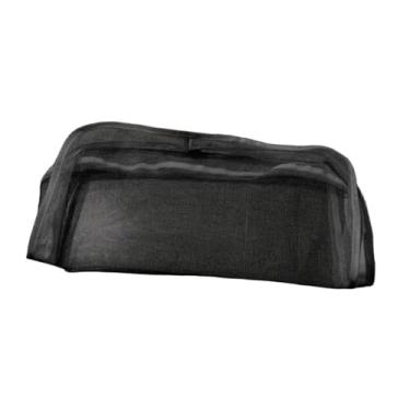 Imagem de IEUDNS Capa protetora para ventilador, proteção segura e versátil, lavável, à prova de poeira, protetor de dedos para crianças ao ar livre, em casa, Preto