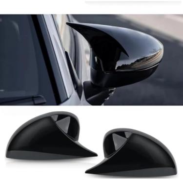 Imagem de Tampas de capa de espelho retrovisor Tampas de espelho lateral Peça externa para acessórios de carro Civic 11ª geração 2022-2025 (aparência de carbono)