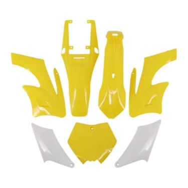 Imagem de QccHieUs Kits de Carenagem de para-lama Substitui Acessórios de Desempenho Premium Fáceis de Instalar Peças de Reposição, Amarelo