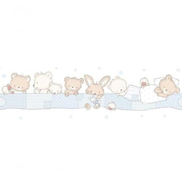 Imagem de Faixa De Parede Treboli Azul Balões 5901