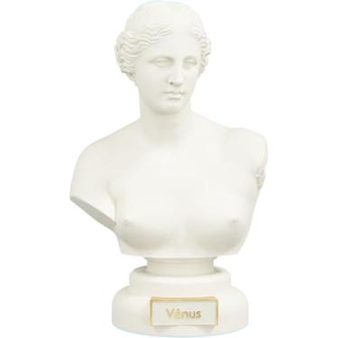 Imagem de Estátua Busto Vênus de Milo (Cor Mármore Dourado)