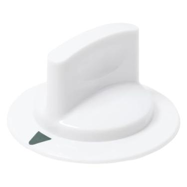 Imagem de WE1M652 Botão de controle de temporizador para secadora com anel de metal reforçado compatível com secadores GE Hotpoint - Substitui 1264289 AP3995164 PS1482196