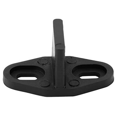 Imagem de YOUTHINK Guia de Piso de Alto Desempenho Com Revestimento Preto de Alto Desempenho para o Hardware de Portão Inferior da Porta Deslizante, Impede o Balanço, Feito de Material de Pom Durável,