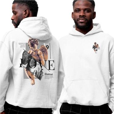 Imagem de Blusa De Frio Moletom‎ Angel Sometime Love Needs Abstract-Unissex