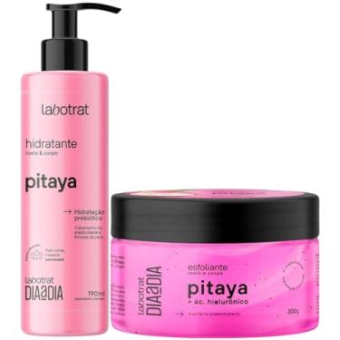 Imagem de Kit Hidratante + Esfoliante Corpo E Rosto Labotrat Dia A Dia Cheiro De Fruta Pitaya 300g