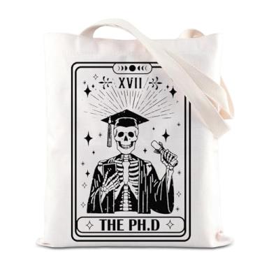 Imagem de TGBJE The Ph D Tote Bag PhD Grad Grocery Bag Funny Graduation Gifts Doctoral Advisor Shouder Bag (Ph d Tote)