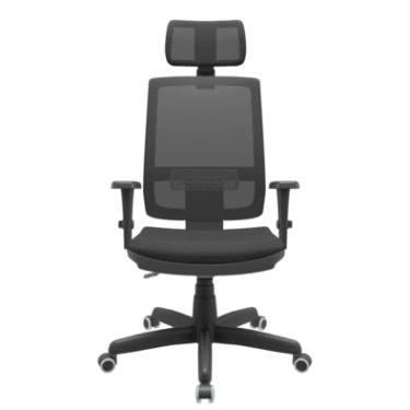 Imagem de Cadeira Office Plaxmetal Presidente Brizza, até 120kg, Giratória, Backsystem Nr17, Com...