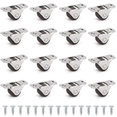 Imagem de Caster Wheels ZUOFANG Tiny Low Profile de 0,5 polegadas, conjunto de 1