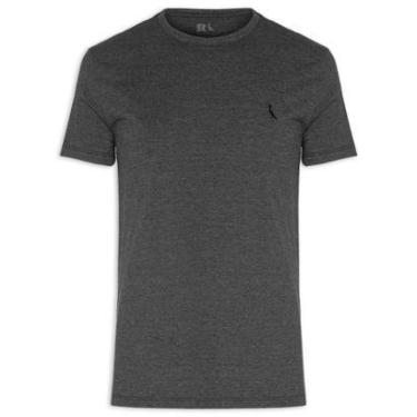Imagem de Camiseta Reserva Regular Paris Masculina Cinza Escuro-Masculino