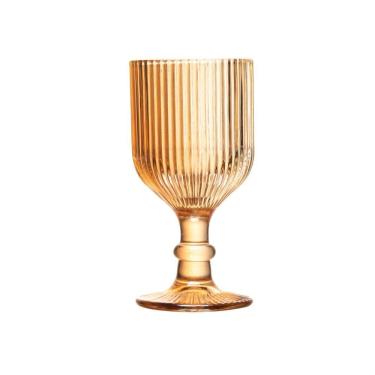 Imagem de Taça Para Licor Lines 75Ml Âmbar Metalizado Vidro