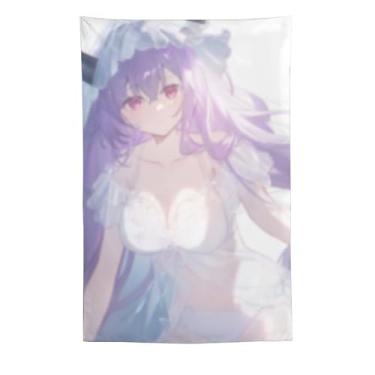 Imagem de LIEGBMEU Sexy Bikini Hot Anime Girl Tapeçaria 152.4 cm x 228.6 cm Interior Exterior Wall Quilt Art Decoração de Tapeçaria Caprichosa, AF122
