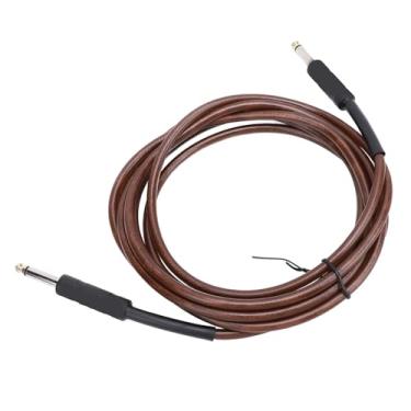 Imagem de Zhjvihx Cabo de Guitarra Elétrico, Redução de Ruído Coaxial de Guitarra de Compatibilidade de Transferência de Sinal Estável de Ampla Compatibilidade para o Teclado do Amplificador de Graves (3