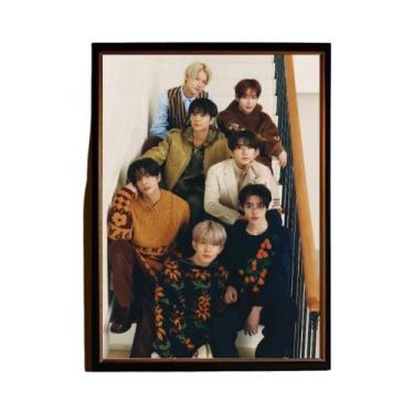 Imagem de E-ENHYPEN Kpop Man HD Art Poster Decoração De Parede Adesiva À Prova D