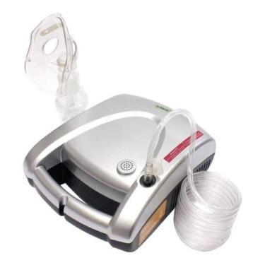 Imagem de Nebulizador compressor G-Tech Nebcom V prateado 127V/230V