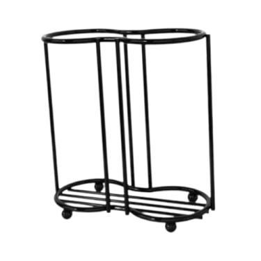 Imagem de Ｂｅｓｇａ Porta-copos, Suporte de Armazenamento, Prateleira Decorativa para Dispensador de Xícaras de Café, Organizador de Armazenamento para Bar, Casa, Cozinha, Taça Dupla