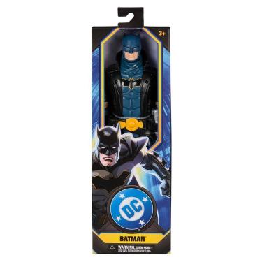 Imagem de Boneco Batman Azul com Sobretudo Preto de 30cm - Batman