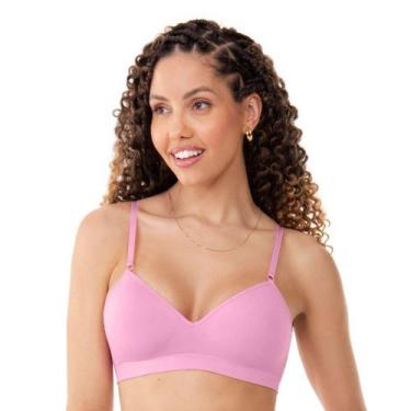 Imagem de Sutiã Comfort Alças Finas e Reguláveis com Bojo sem Costura Flor de Ce