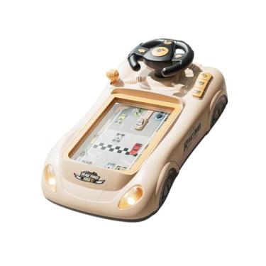 Imagem de YIJU Volante de carro de corrida, simulador de direção de carro de corrida, controlador de direção simulado para crianças, presente para crianças a partir