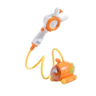 Imagem de YIJU Brinquedo de banho para bebê, chuveiro portátil, acessórios para banheira, ferramenta de chuveiro infantil, aspersor para quintal, área externa,