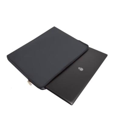 Imagem de Capa Para Notebook 16 * 8 Polegadas De Couro Ecologico (CINZA)