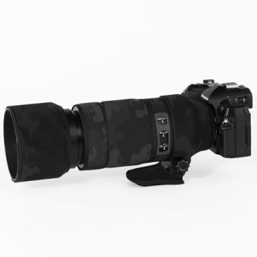 Imagem de CHASING BIRDS Revestimento impermeável de camuflagem de lente para Sigma 100-400 mm F5-6.3 DG DN OS capa protetora de lente à prova de chuva versão III (preto sombra)