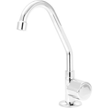 Imagem de Torneira para Cozinha Mônaco Plus 1/4 de Volta Bica Móvel C40 Cromada de Mesa - VTM140CWB - ESTEVES