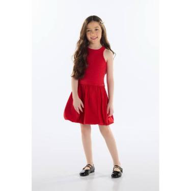 Imagem de Vestido em Tricoline Infantil Quimby, 10