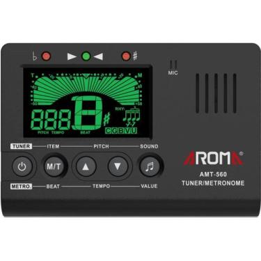 Imagem de Afinador de metrônomo 3 em 1 Ulumac Aroma para todos os instrumentos