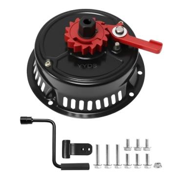 Imagem de Heavy Metal Easy Quick Fast Pull Start Recoil Starter Assembly Fit for Predator 212, Coleman CT200U 200cc B200R Mini Bike, Pull Cord Start Honda 6.5HP GX160 196 Hisun Engine KT196 Go Kart, Black